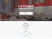 Tablet Screenshot of laciudadchicago.com